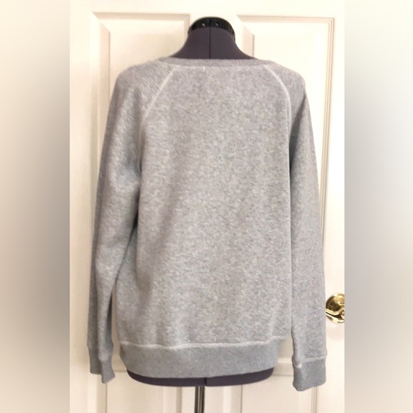 American Eagle Cozy Sequined Penguin Sweatshirt - Picture 9 of 16